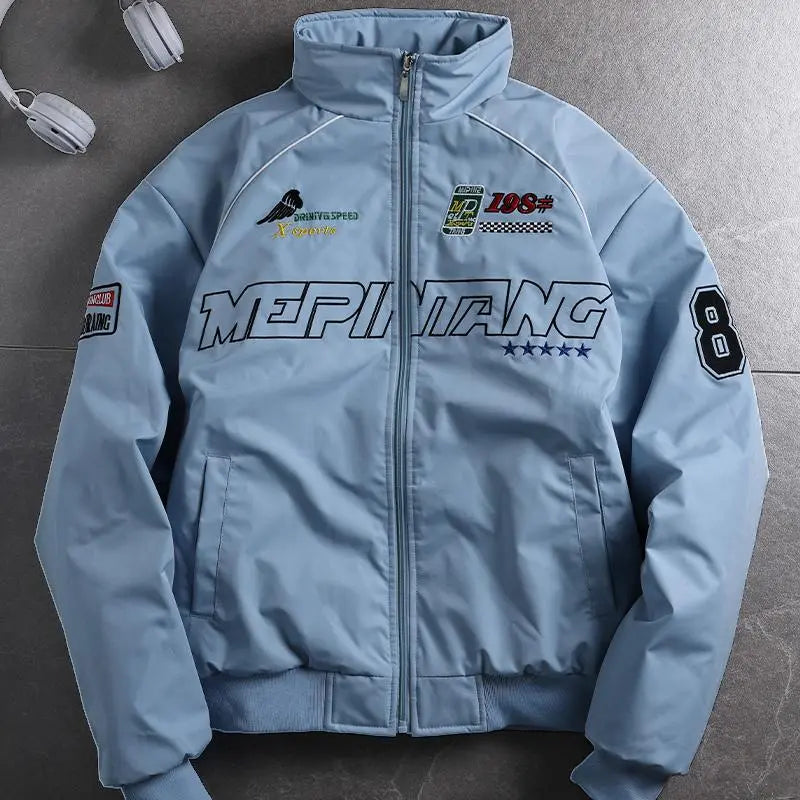 Flation Men's Racing Style Jacket Graphic Print | Flation Streetwear