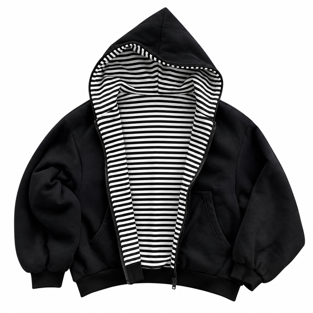 FLATION Black Zebra Reverislbe | Flation Streetwear