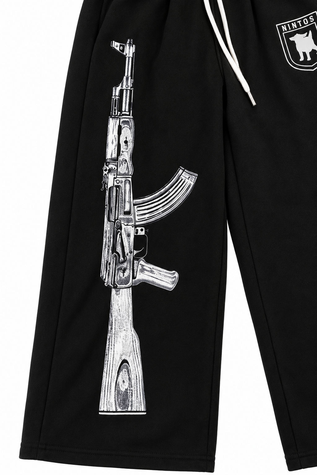 FLATION BLACK AK-47 Sweats | Flation Streetwear
