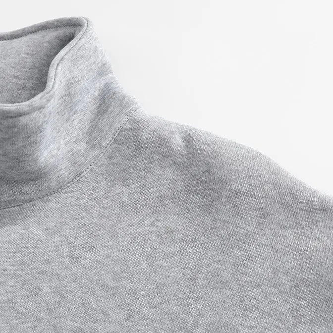 Men's Minimalist Half Zip Drop Shoulder Regular Fit Hoodie