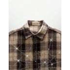 Flation Unisex Crystal Spider Web Shirt | Flation Streetwear