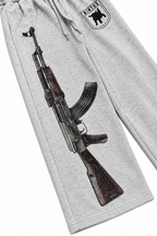 FLATION GRAY AK-47 Sweats | Flation Streetwear