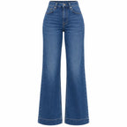 Flation Women's Tall Margot Stretch Trouser Denim Jeans Dark Wash | Flation Streetwear
