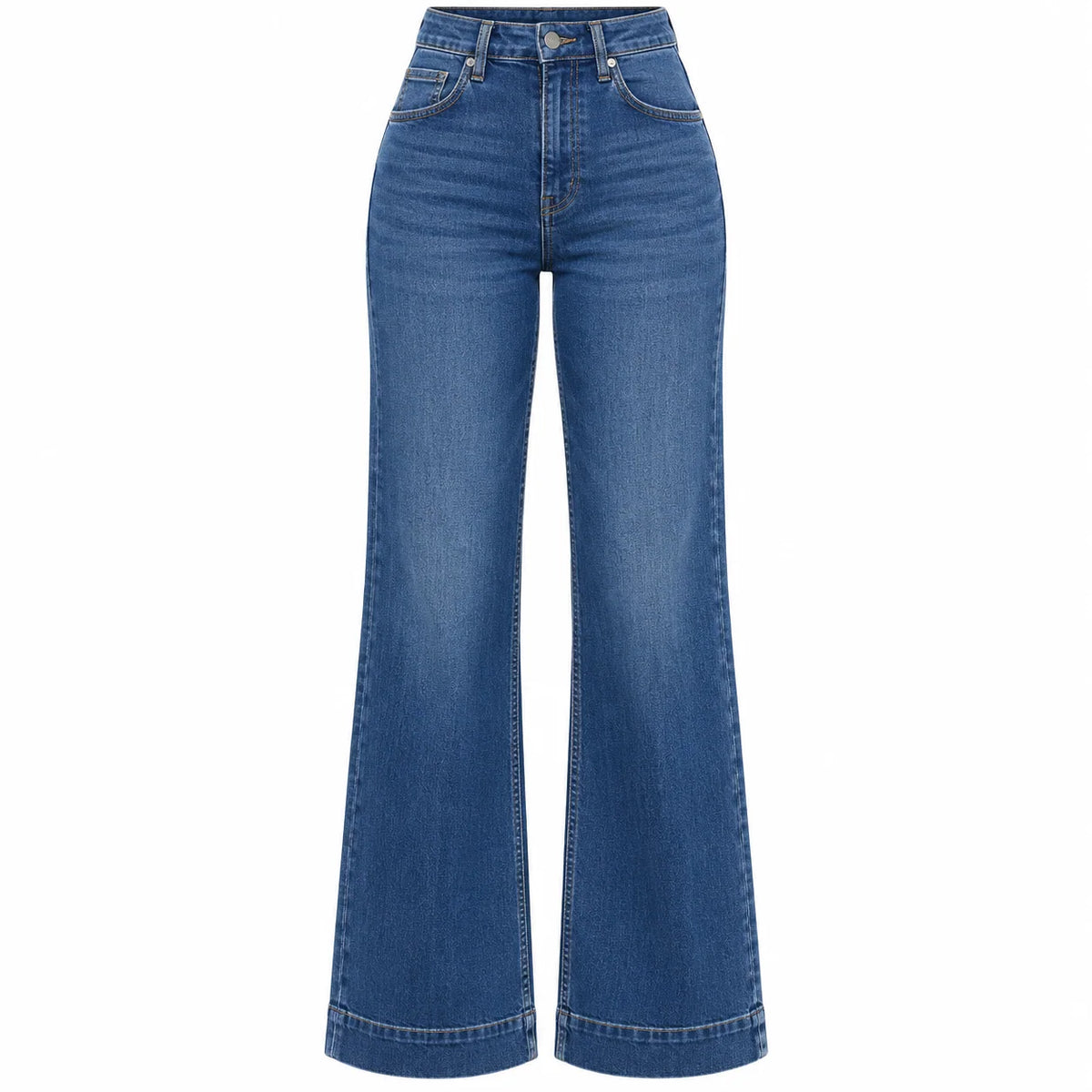 Flation Women's Tall Margot Stretch Trouser Denim Jeans Dark Wash | Flation Streetwear