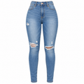 Flation Women's Our Favorite High Rise Skinny Jeans Medium Blue Wash | Flation Streetwear