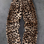 Flation Unisex Leopard Print Fleece Pants | Flation Streetwear