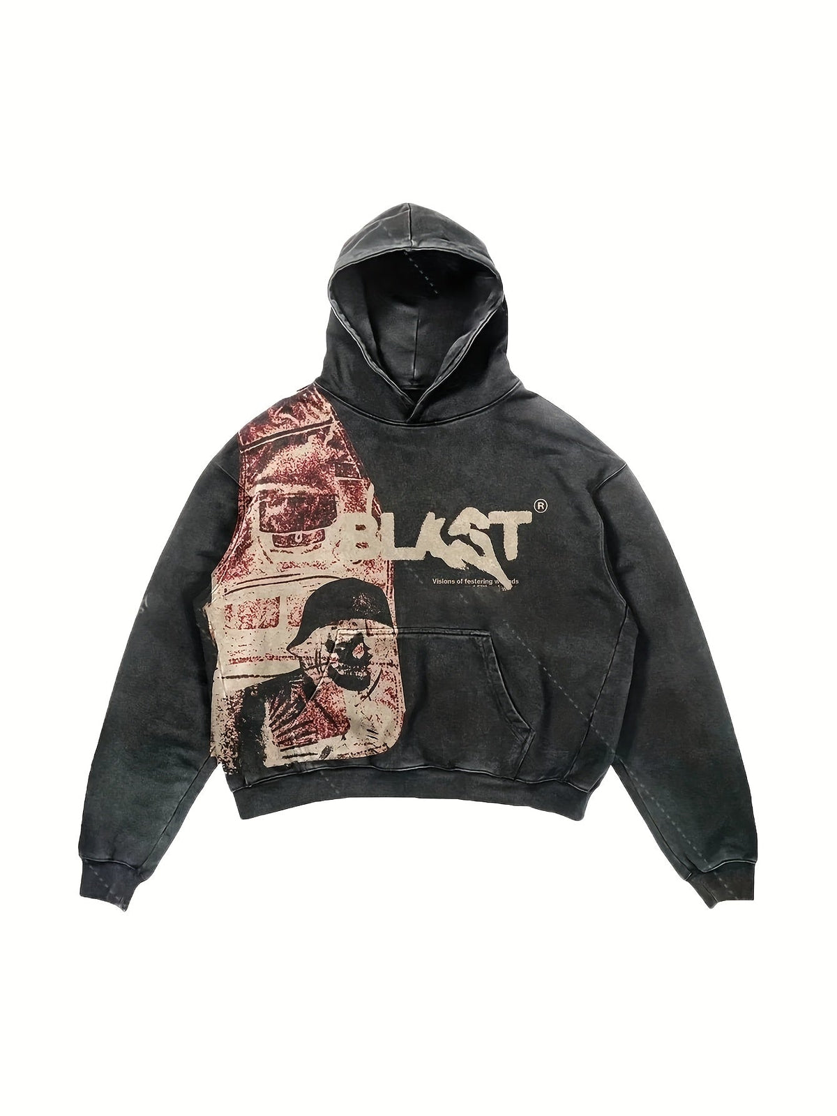 FLATION Graphic Reconstruction Hoodie| Flation Streetwear