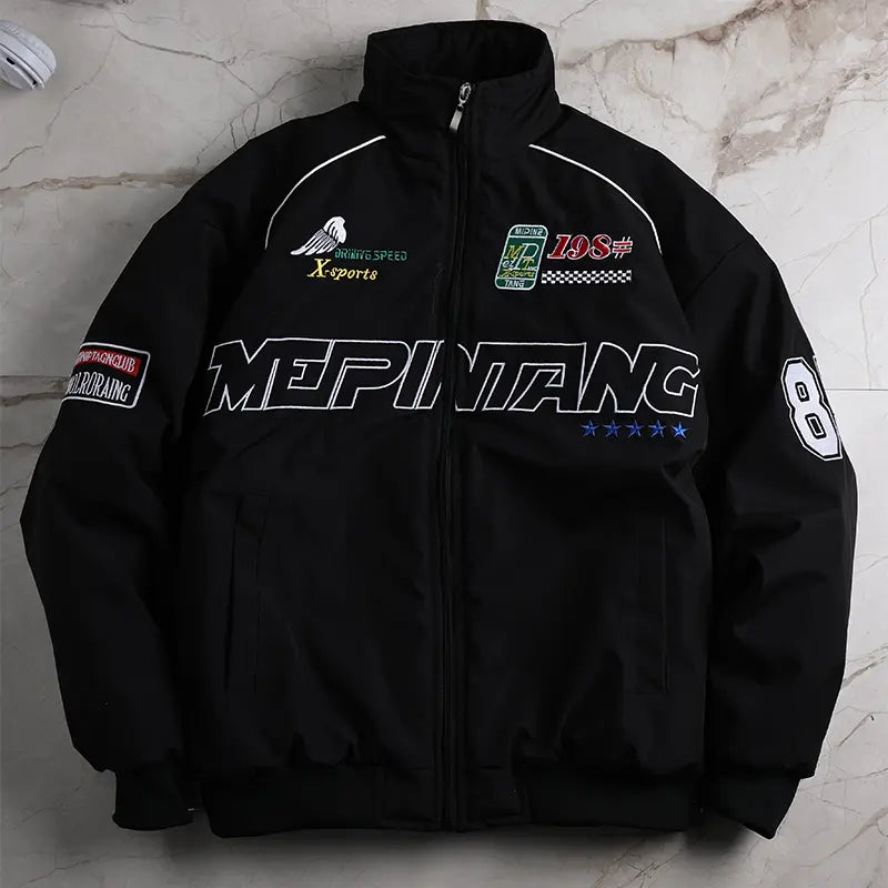 Flation Men's Racing Style Jacket Graphic Print | Flation Streetwear