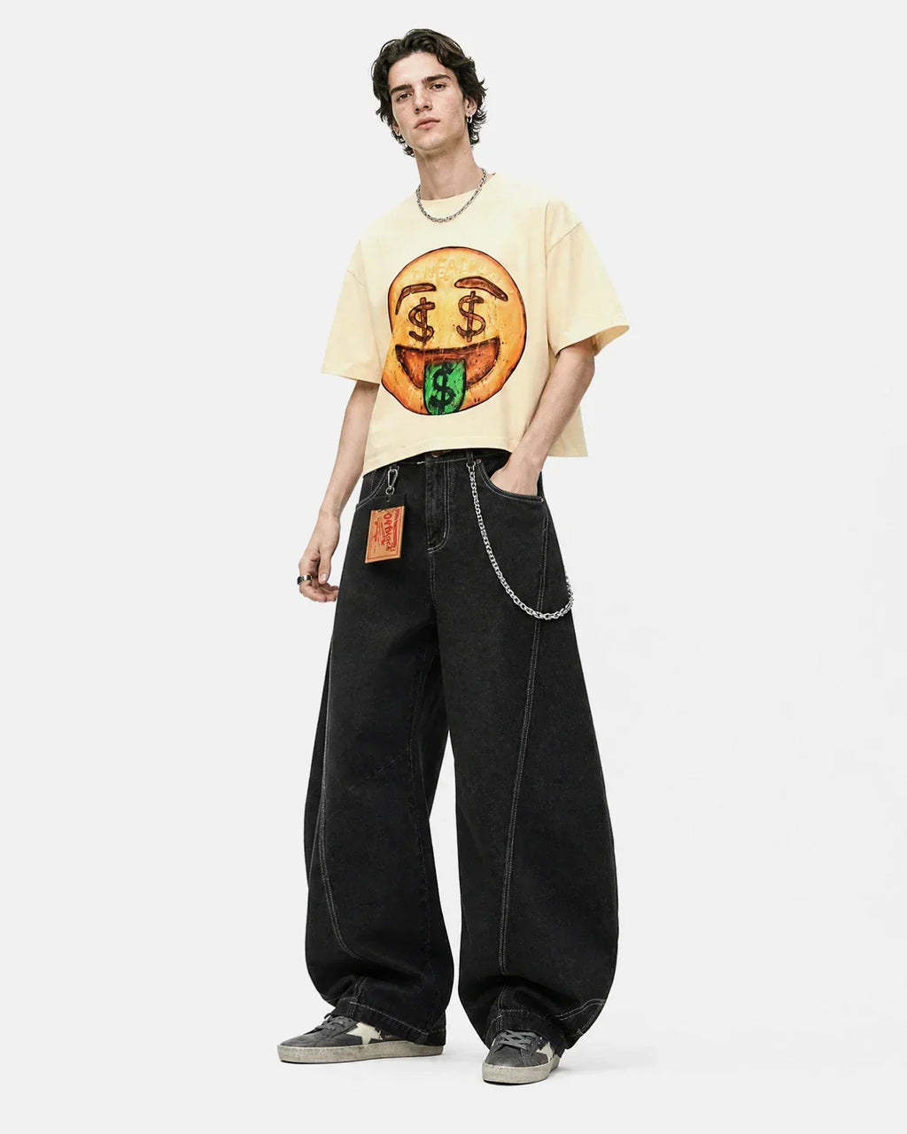 Boxy Smile Graphic T-Shirt | Flation Streetwear