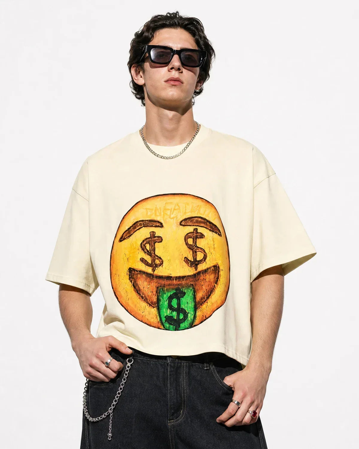 Boxy Smile Graphic T-Shirt | Flation Streetwear