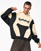 Patchwork Puff Print Hoodies | Flation Streetwear