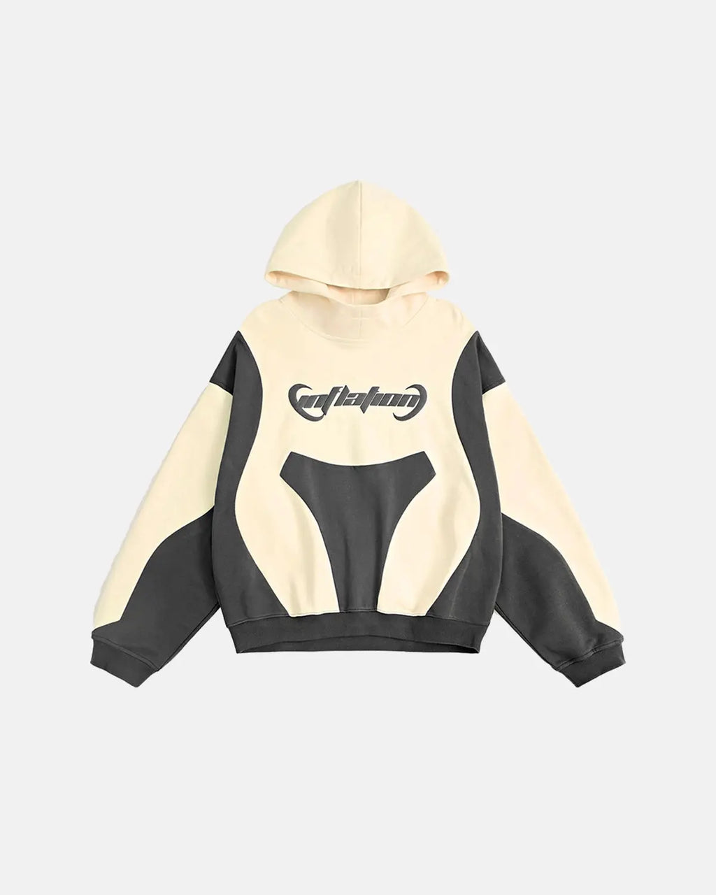 Patchwork Puff Print Hoodies | Flation Streetwear