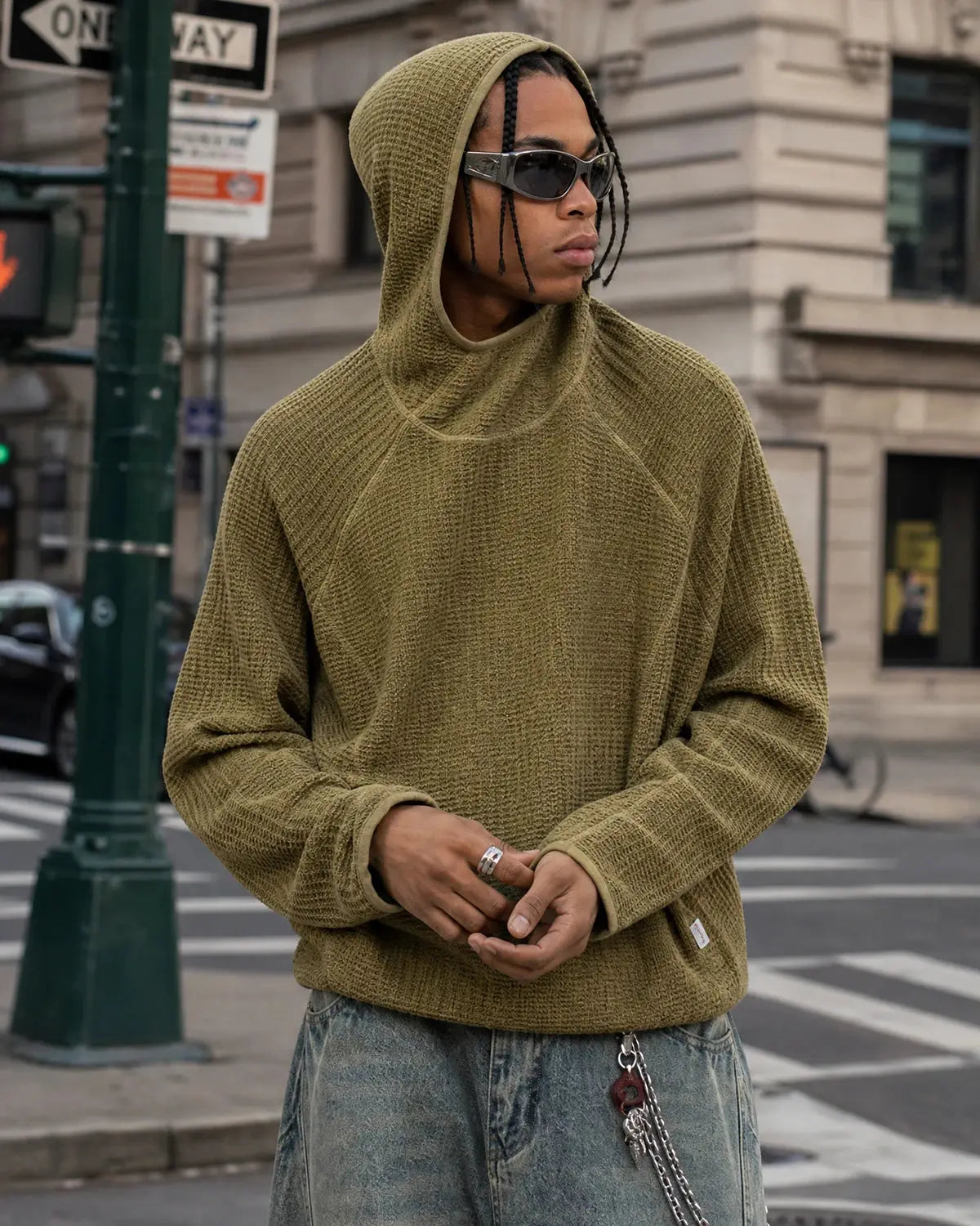 Thermolite® Lightweight Grid Texture Hoodies | Flation Streetwear