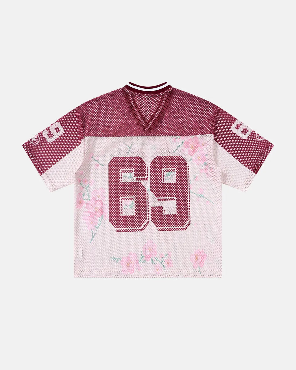 Floral Digital Print Mesh Jersey | Flation Streetwear