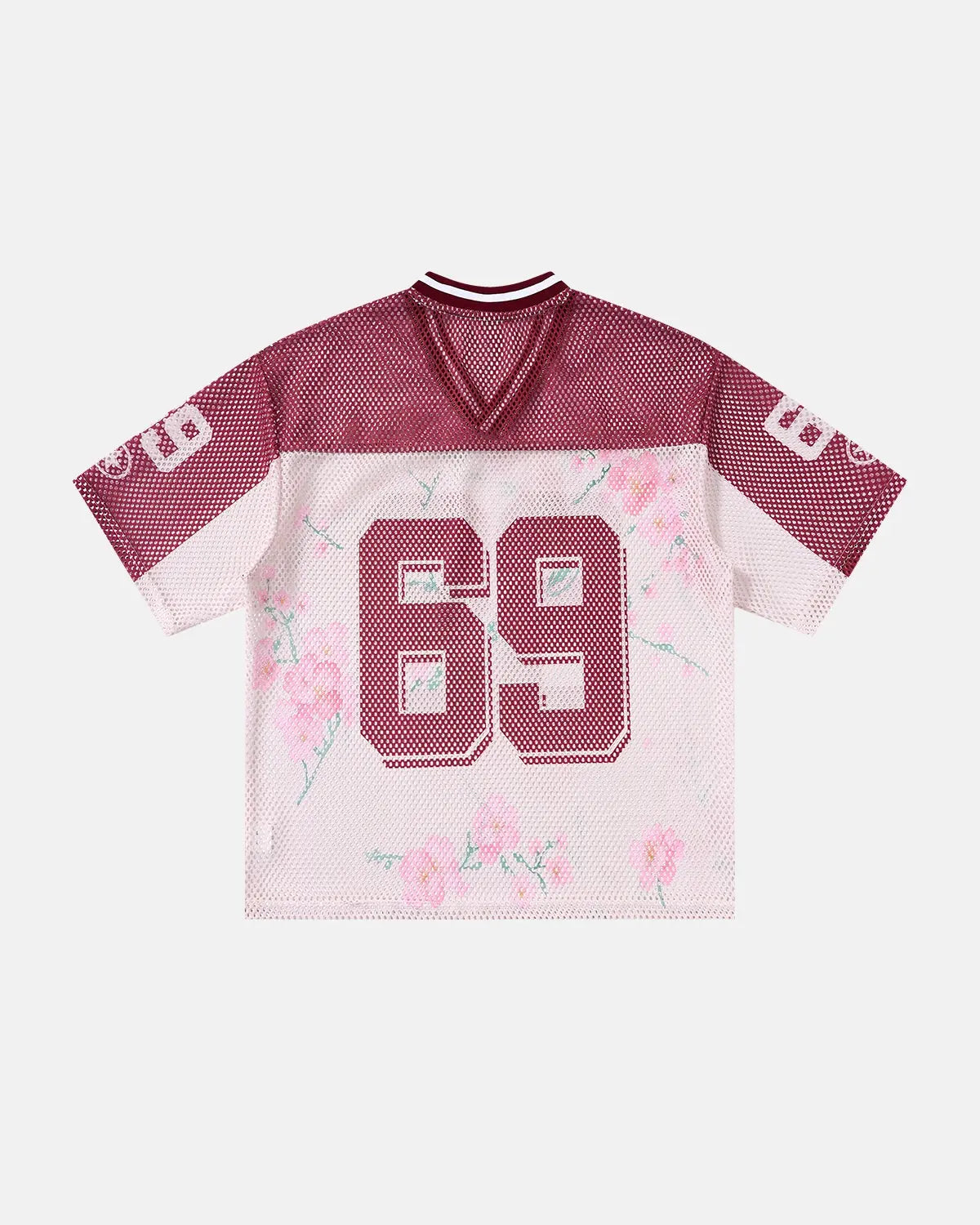 Floral Digital Print Mesh Jersey | Flation Streetwear