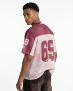 Floral Digital Print Mesh Jersey | Flation Streetwear