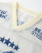 Star Graphic Oversized Mesh Jersey | Flation Streetwear
