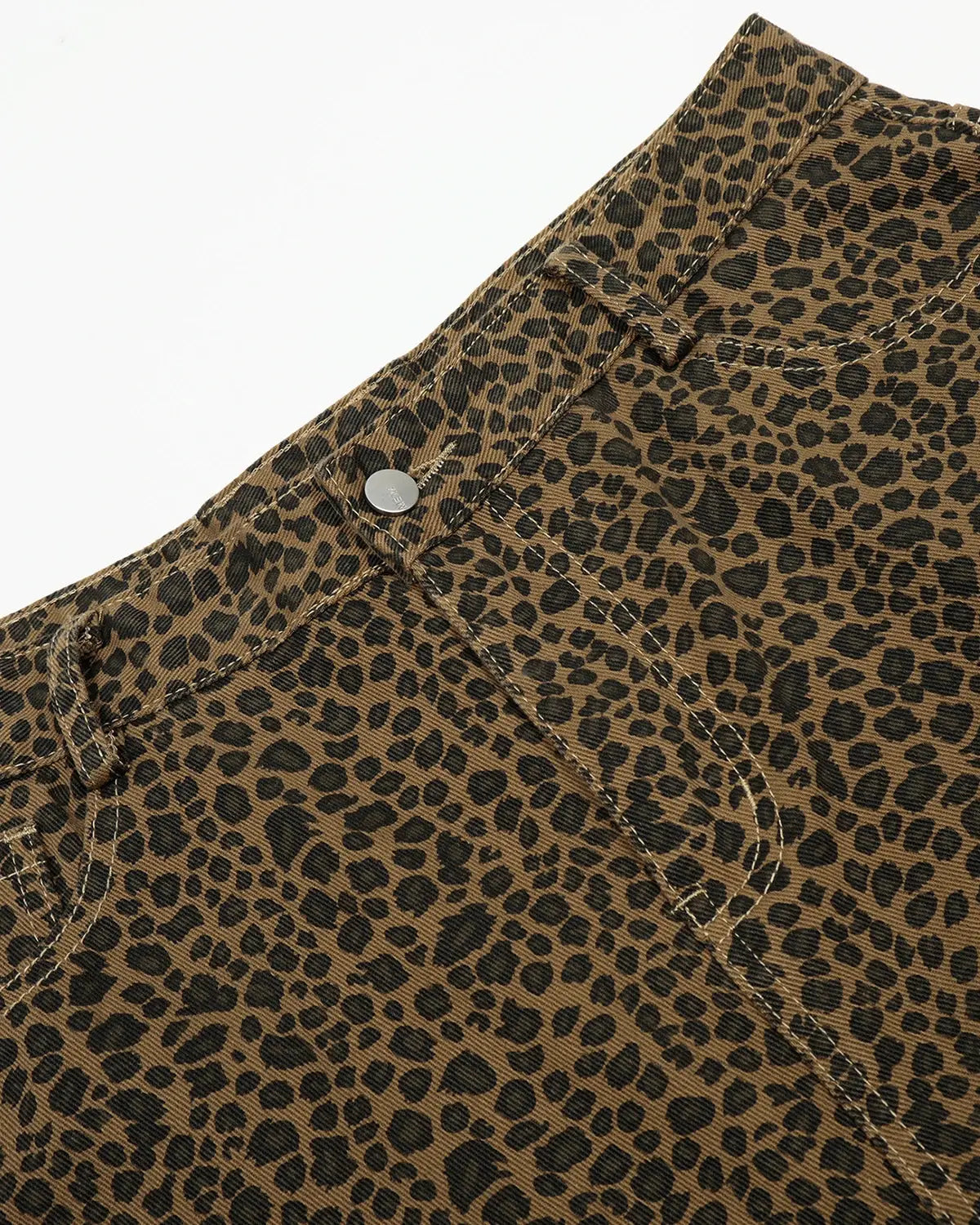 Leopard Print Barrel Longline Shorts | Flation Streetwear