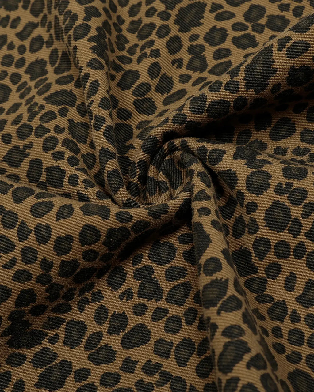 Leopard Print Barrel Longline Shorts | Flation Streetwear