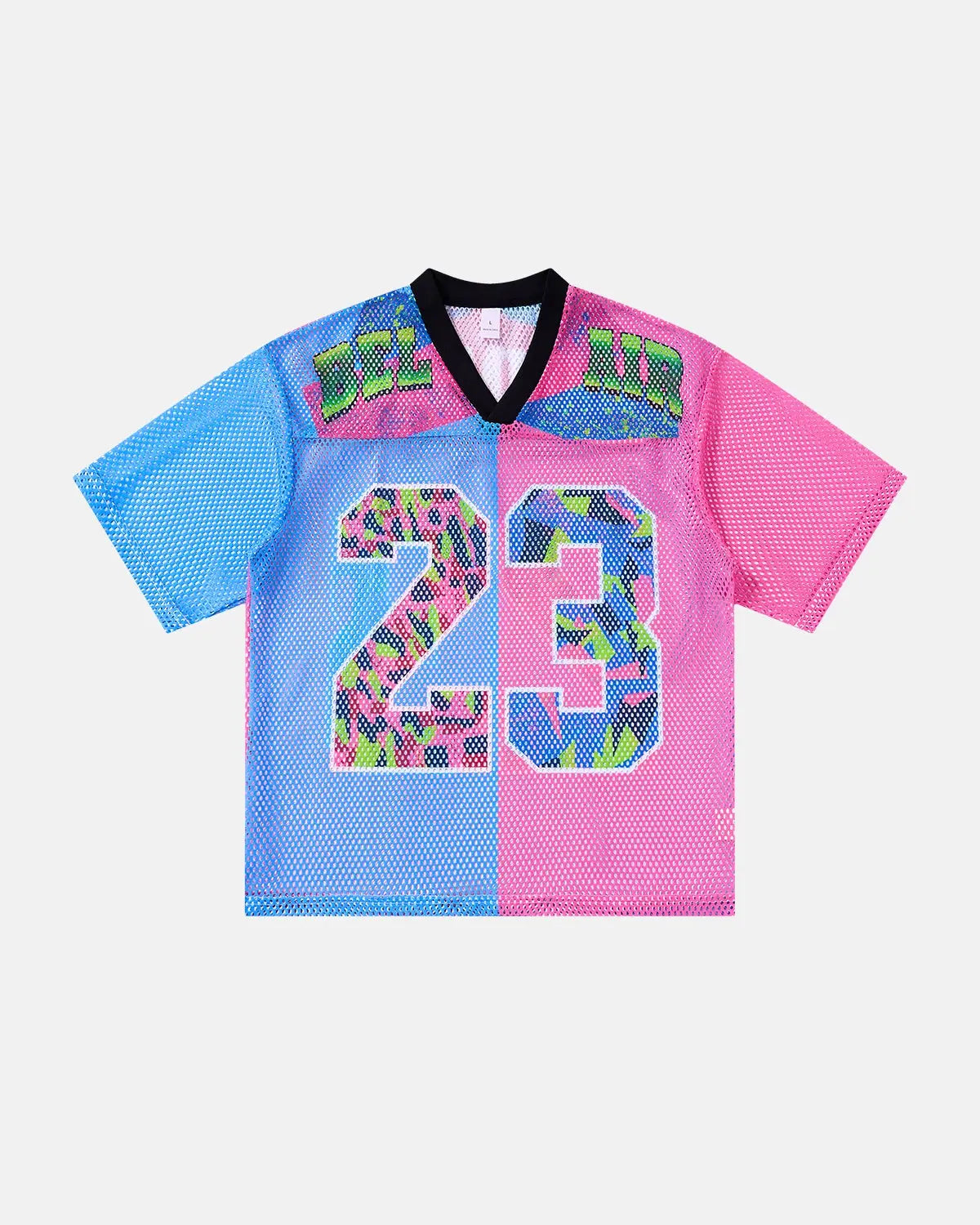 Camo Graphic Mesh Jersey Tee | Flation Streetwear