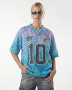 Oversized Mesh Football Jersey | Flation Streetwear