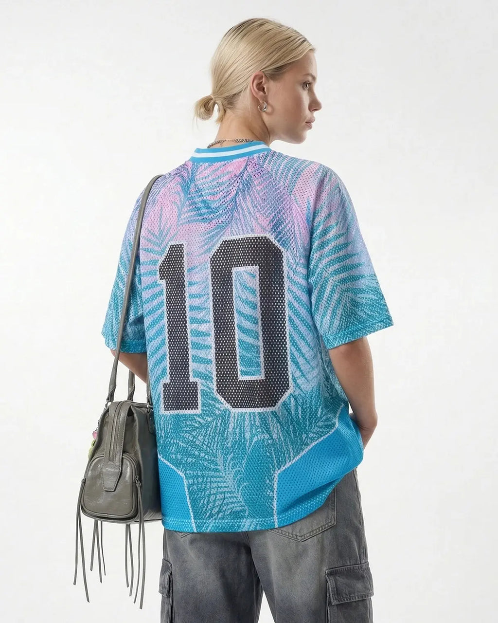 Oversized Mesh Football Jersey | Flation Streetwear