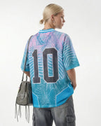 Oversized Mesh Football Jersey | Flation Streetwear