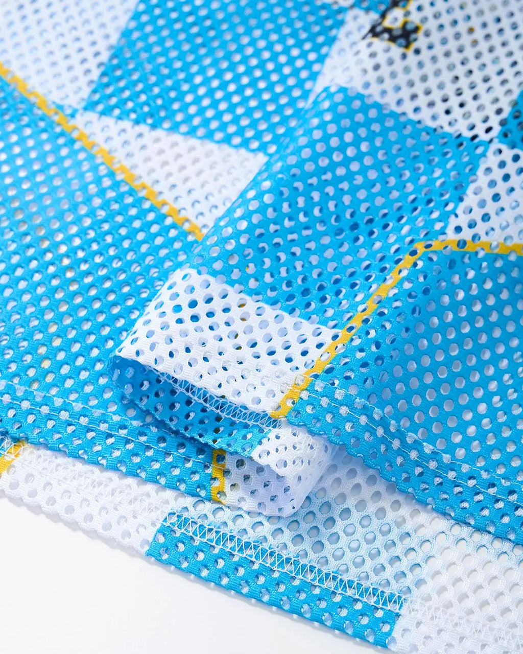 Varsity Checkerboard Mesh Jersey | Flation Streetwear