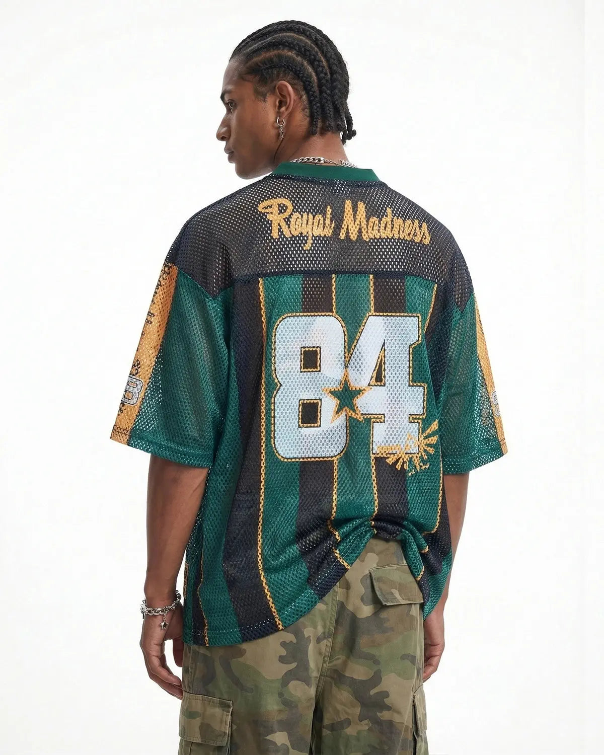Vintage Striped Mesh Jersey | Flation Streetwear
