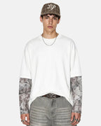 Camo Layered Oversized T-Shirt | Flation Streetwear