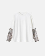 Camo Layered Oversized T-Shirt | Flation Streetwear