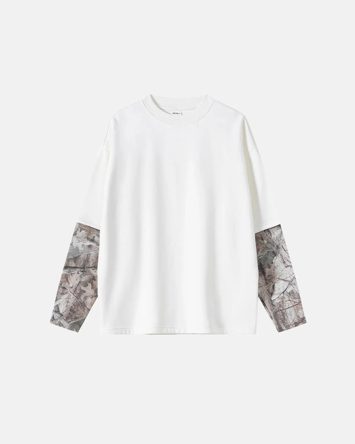 Camo Layered Oversized T-Shirt | Flation Streetwear