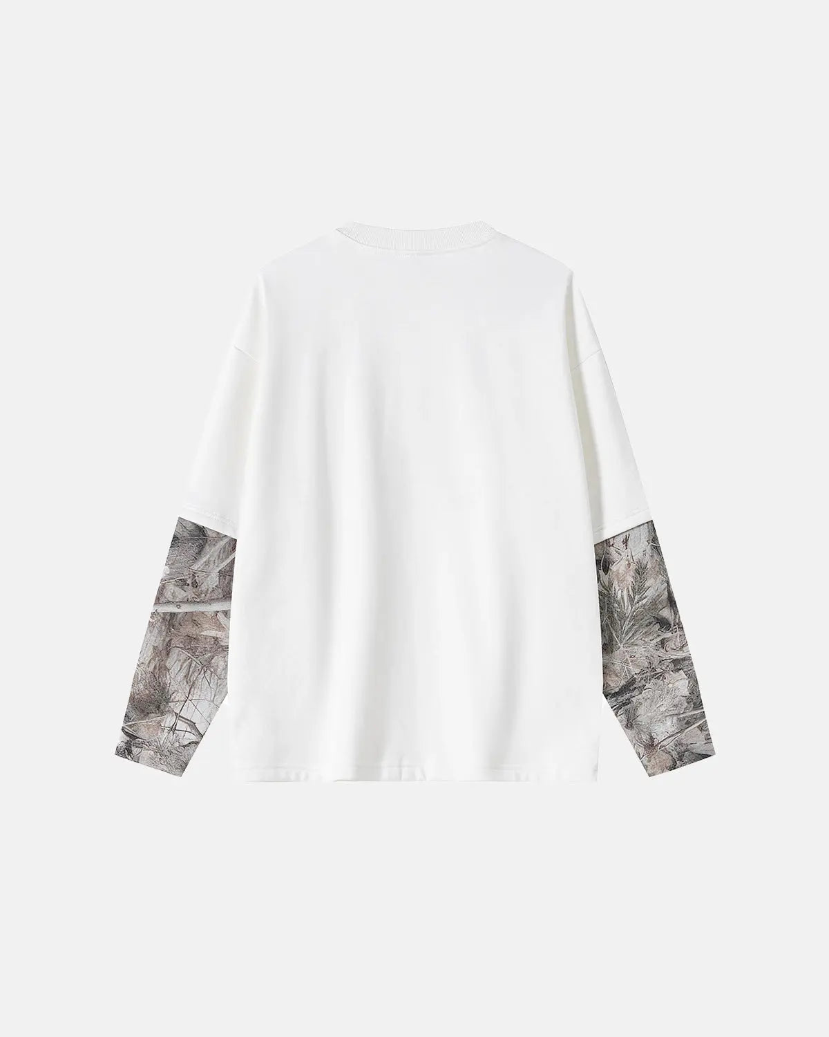 Camo Layered Oversized T-Shirt | Flation Streetwear
