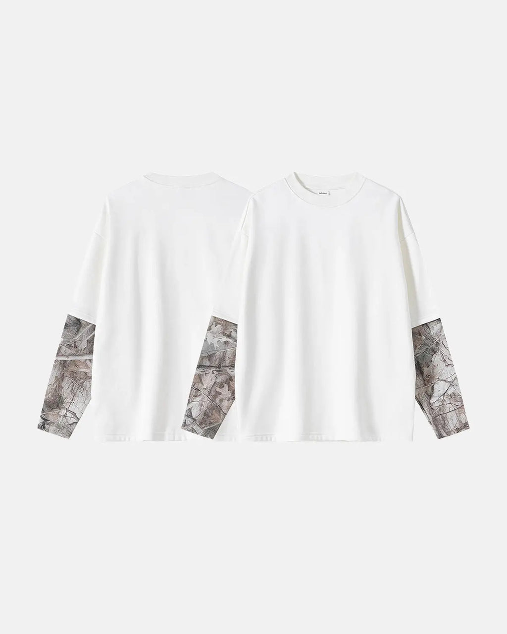 Camo Layered Oversized T-Shirt | Flation Streetwear