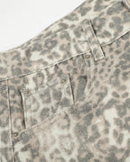 Leopard Pattern Cargo Barrel Pants | Flation Streetwear