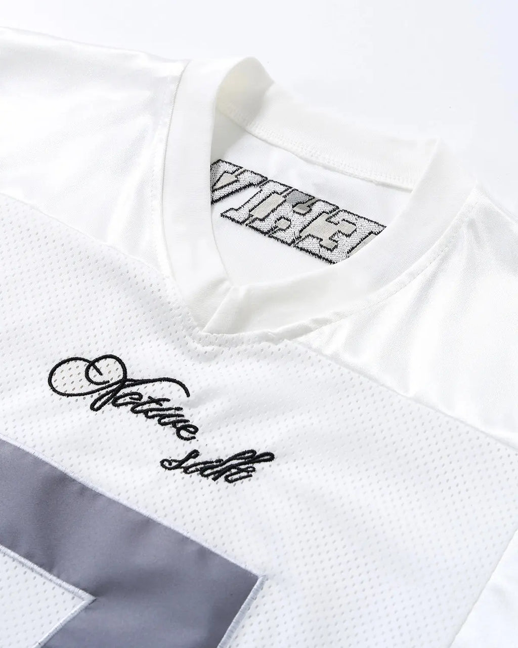 Mesh Patchwork Number Jersey | Flation Streetwear