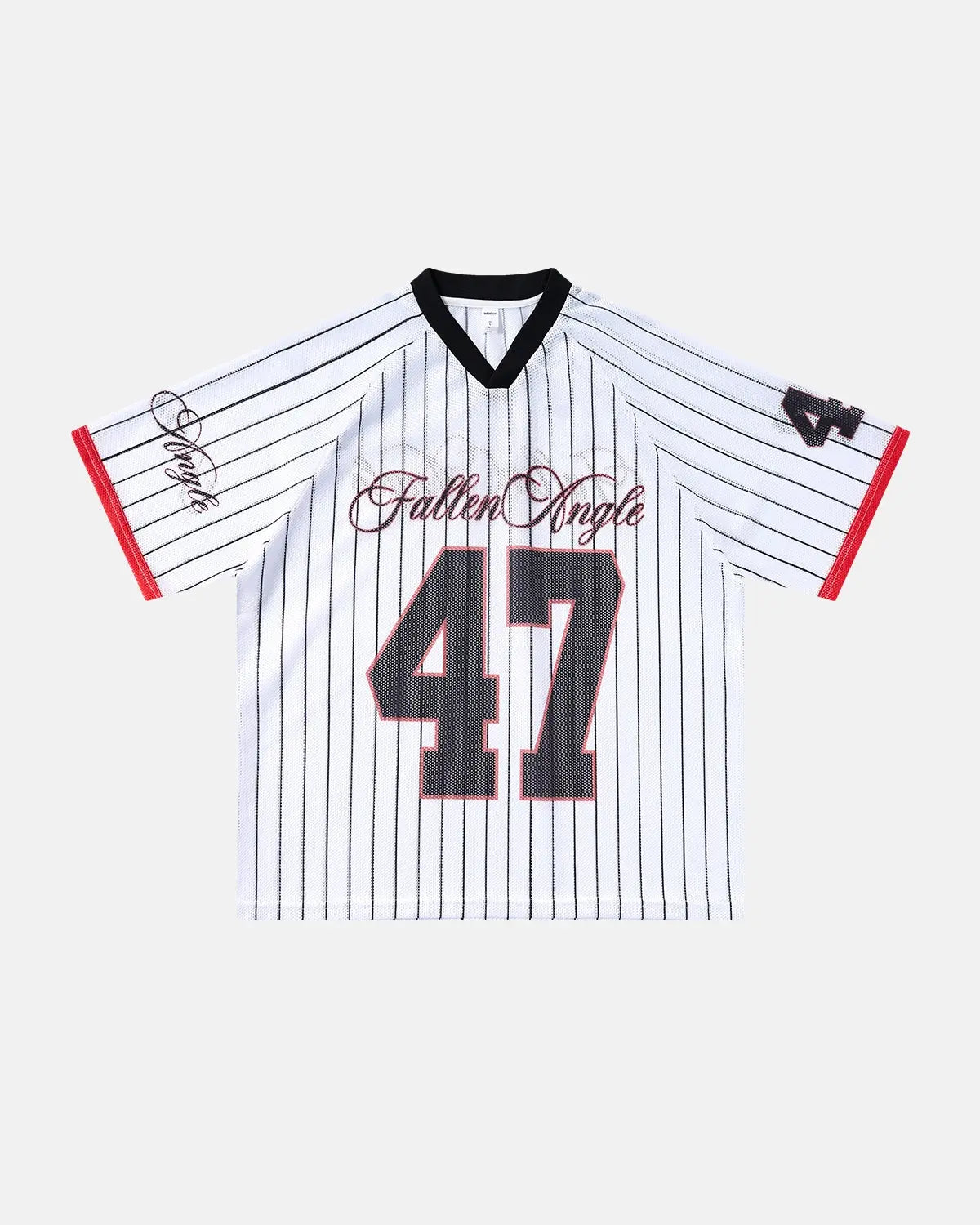 Pinstripe Number Mesh Jersey | Flation Streetwear