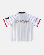 Pinstripe Number Mesh Jersey | Flation Streetwear
