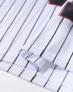 Pinstripe Number Mesh Jersey | Flation Streetwear