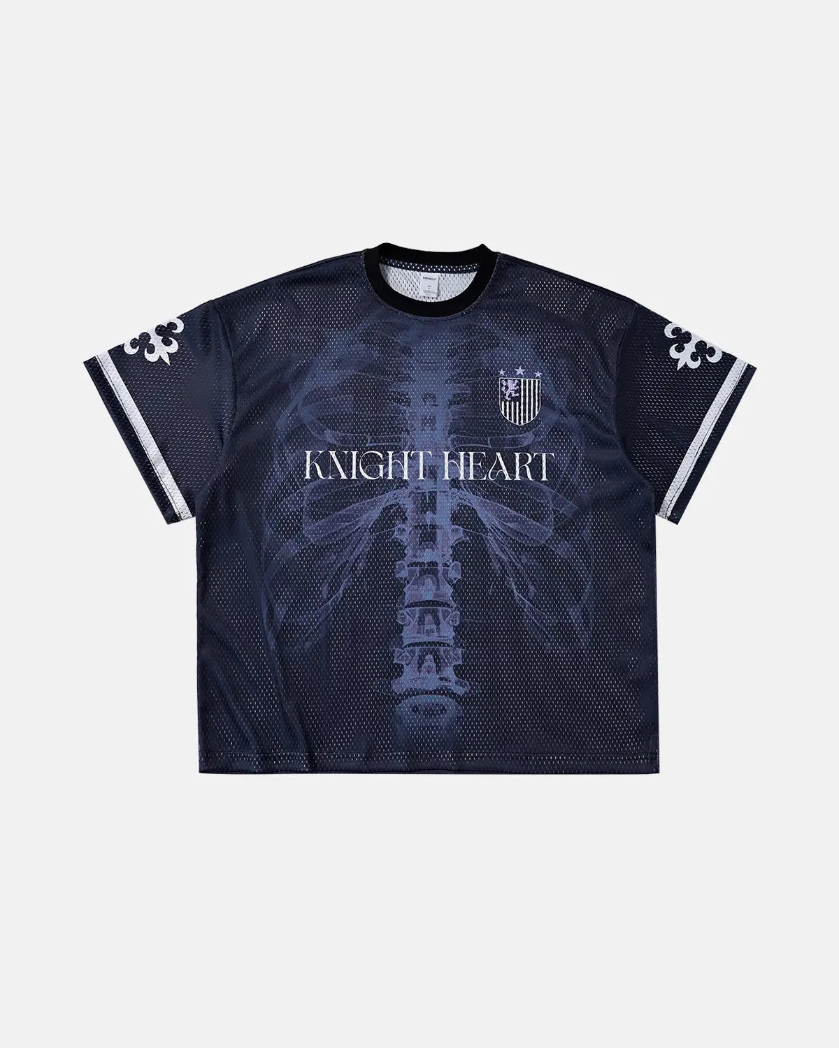 X-Ray Skeleton Graphic Mesh Jersey | Flation Streetwear