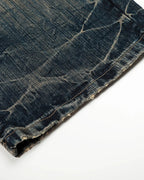 Bamboo Weave Barrel Baggy Jeans | Flation Streetwear