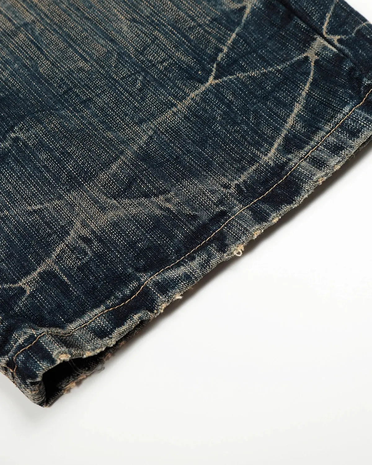 Bamboo Weave Barrel Baggy Jeans | Flation Streetwear