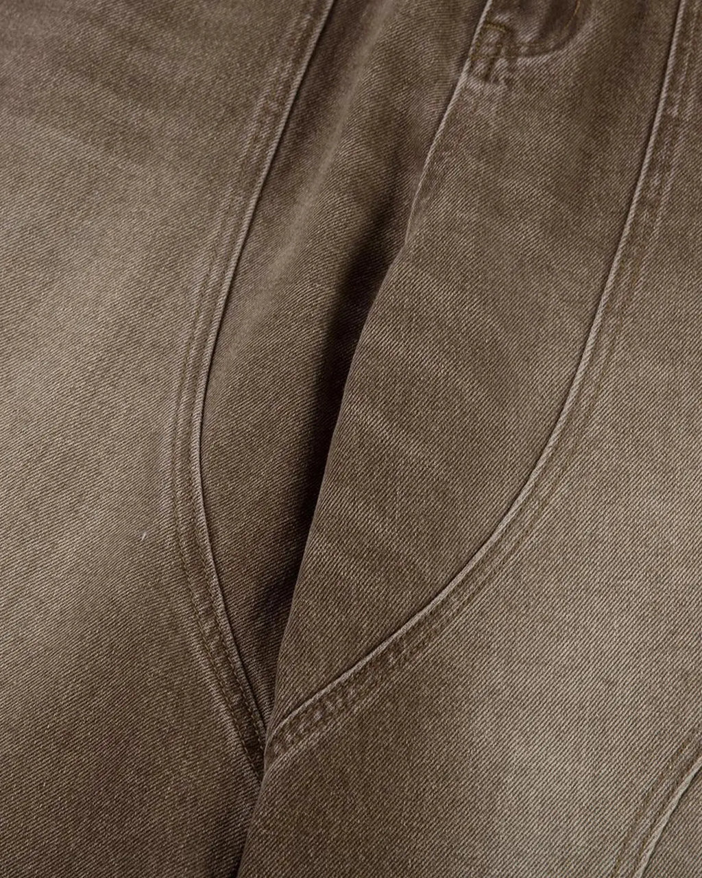 Brown Acid Wash Barrel Jeans | Flation Streetwear