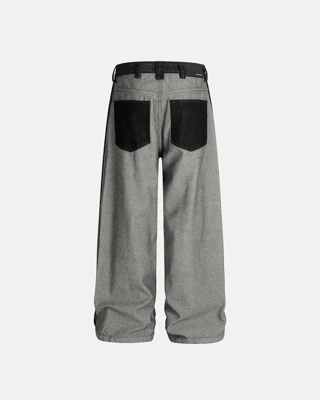 Distressed Reverse Design Baggy Jeans | Flation Streetwear