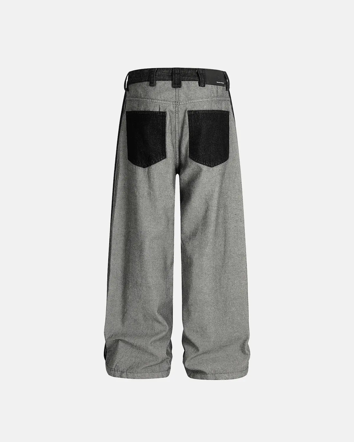 Distressed Reverse Design Baggy Jeans | Flation Streetwear