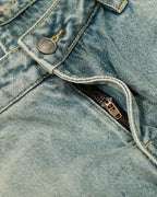 Double Waist Acid Washed Baggy Jeans | Flation streetwear