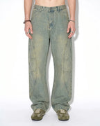 Vintage Washed Baggy Jeans | Flation Streetwear