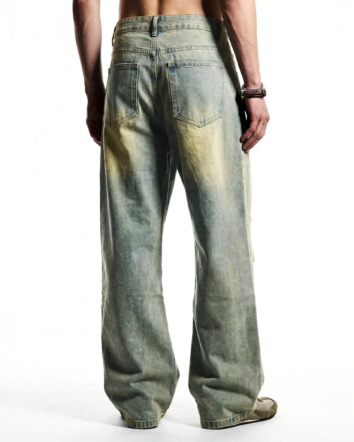 Vintage Washed Baggy Jeans | Flation Streetwear