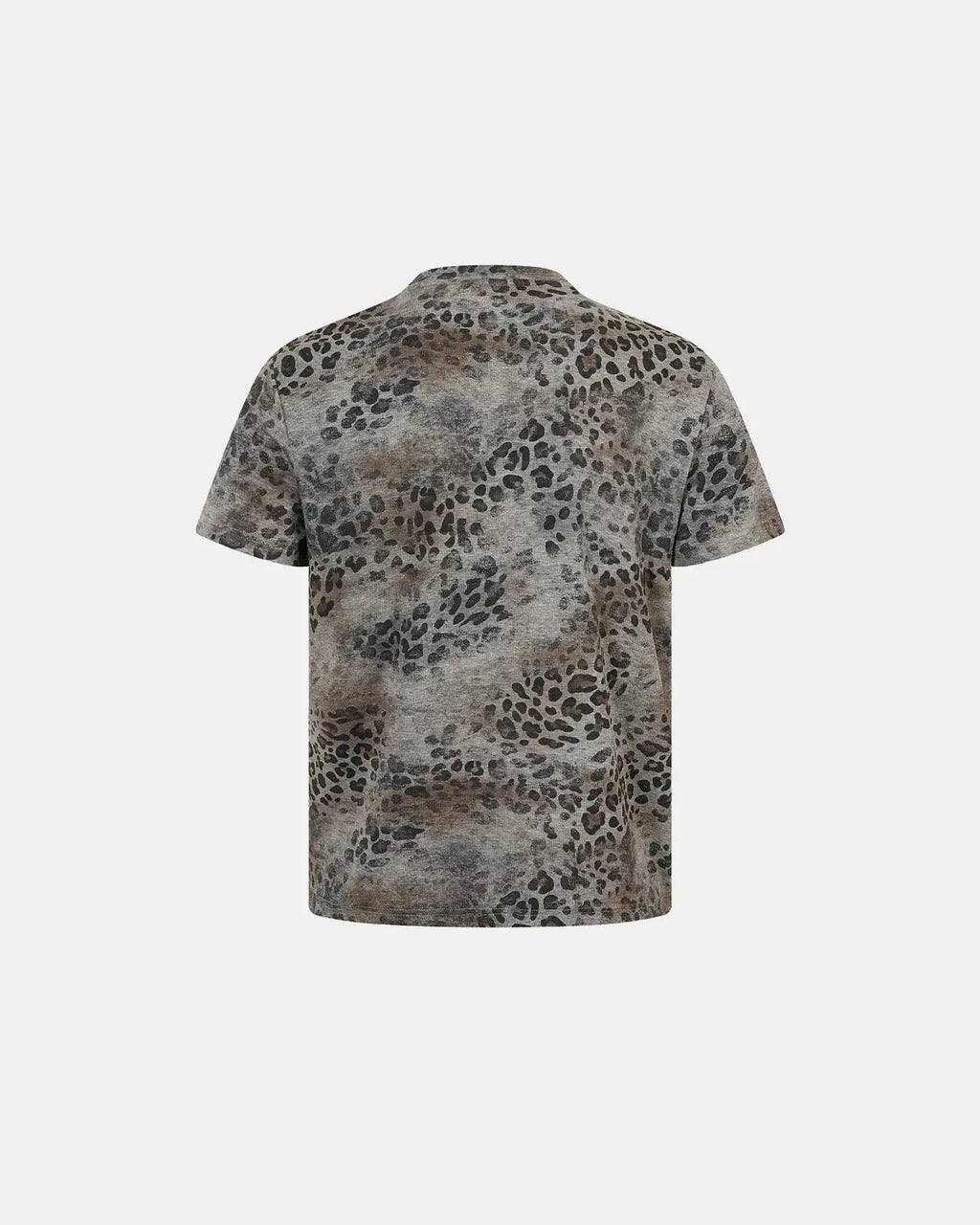 Leopard Script Henley Baby Tees | Flation Streetwear