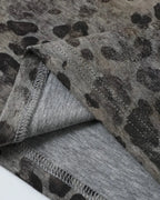 Leopard Script Henley Baby Tees | Flation Streetwear